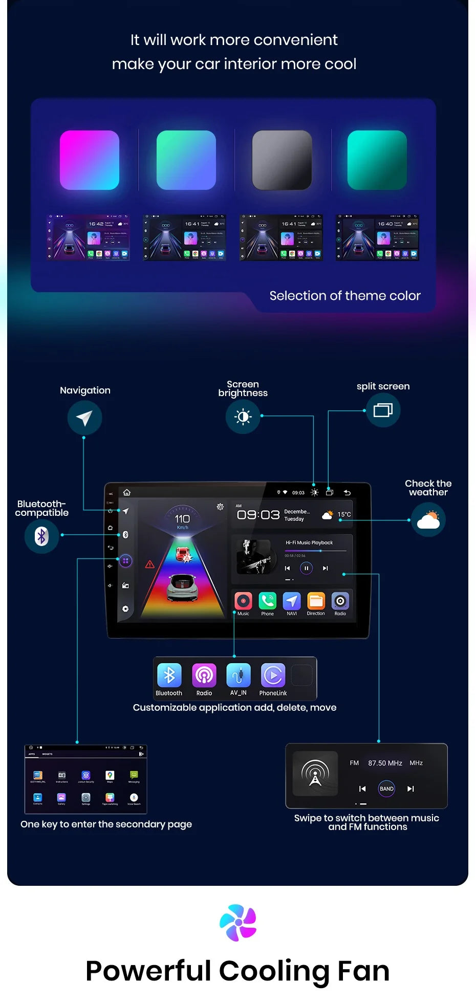 Junsun Android wireless CarPlay Auto Car Radio For Volkswagen Passat B6 B7 CC 2010-2015 Intelligent Systems DSP GPS FM BT SWC
