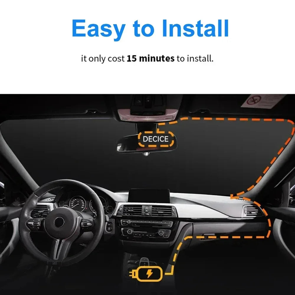 4 Channel 1080P Dash Cam for Cars WIFI GPS 360° Video Recorder Rear View Camera Car DVR 24H Hardware Kit  Assecories
