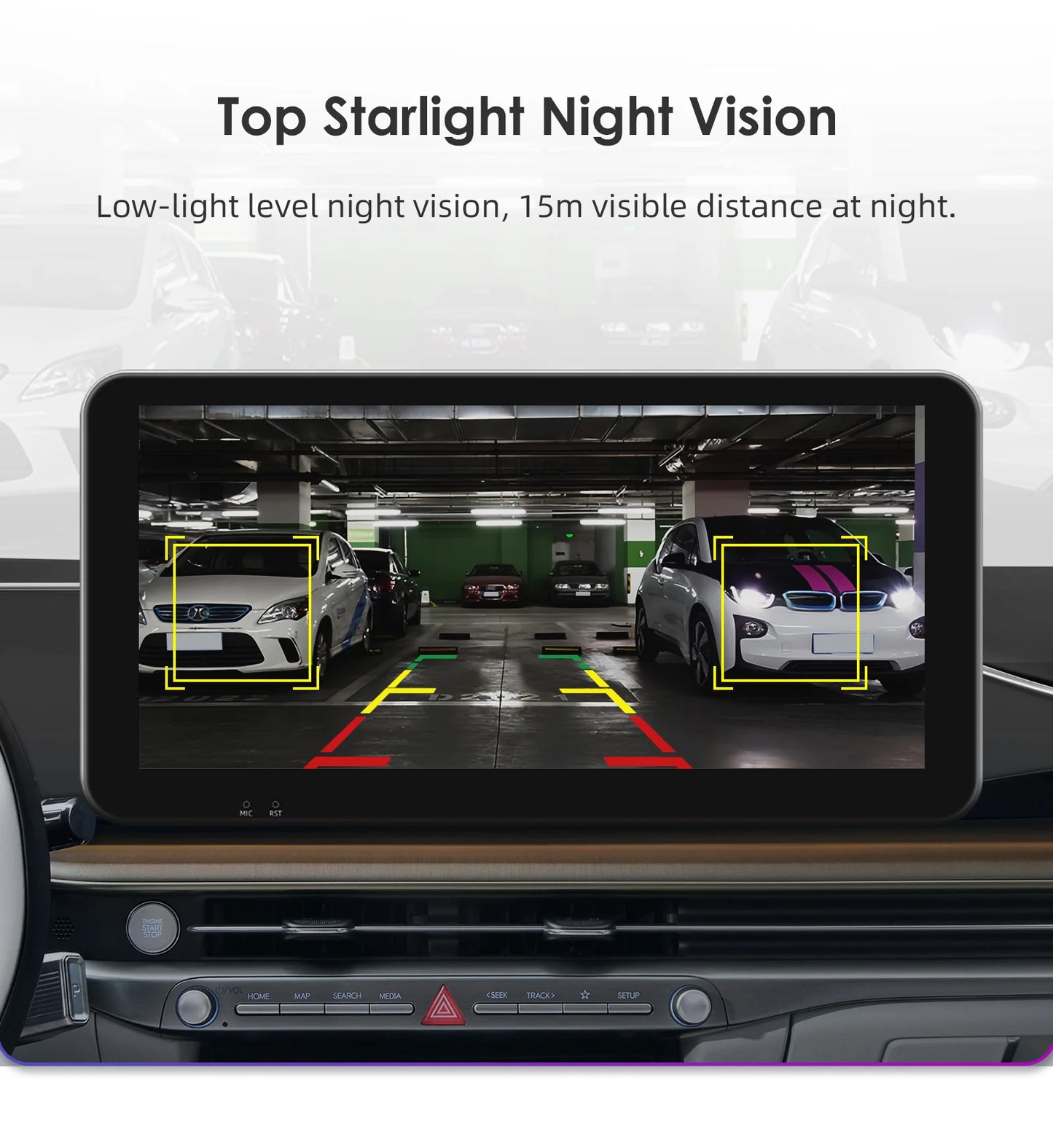 Hizpo 720P 1080P AHD Rear View Camera 140 ° 150 ° 170 ° Wide Angle Waterproof Night Vision Universal Reverse Parking Assistance