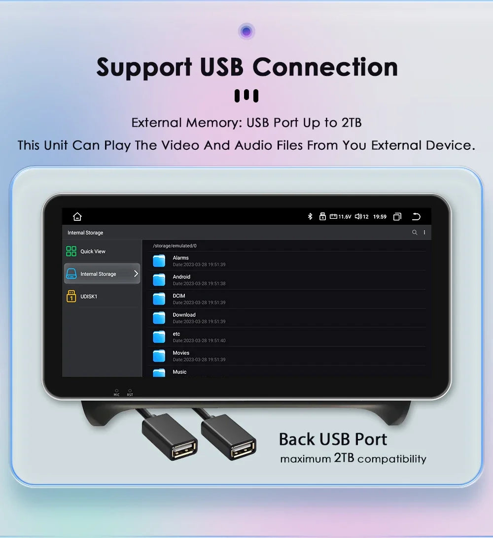 10.33" Wireless Carplay Android 13 Auto 8G+128G Car Radio Multimedia Player for AUDI TT MK2 8J 2006 2007-2014 GPS Navigation RDS