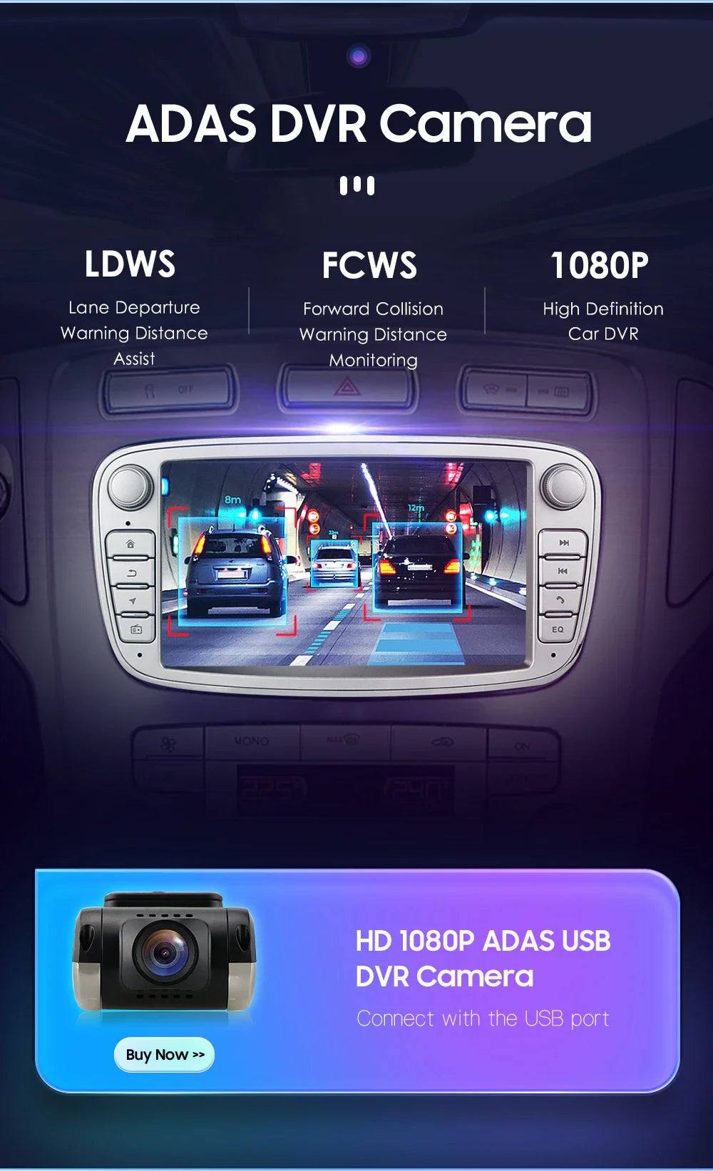 8G 128G 2 Din Carplay Android 13 for Ford Focus Mondeo Kuga C-MAX S-MAX Galaxy Car Radio Multimedia Player Audio Stereo GPS RDS